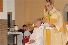 Bishop McGough describes father Harrington's life.